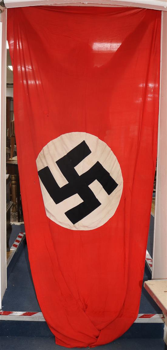 A German WWII banner (slight damage)